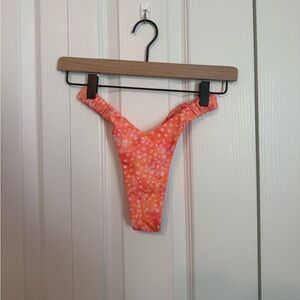 Kulani Kinis Orange Floral Bikini Bottom